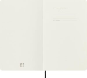 Moleskine Classic soft-cover large ruled bedside notebook — 192 pages, black