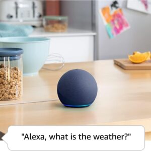 Amazon Echo Dot 5th Gen Glacier White compact Alexa speaker with vibrant sound