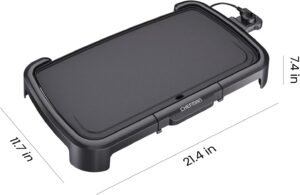 electric griddle for pancakes Chefman XL 10x20 with removable temperature control