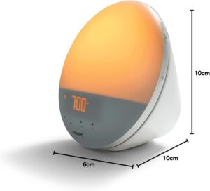 relaxation wake-up light Philips SmartSleep HF3520 sunrise simulation lamp