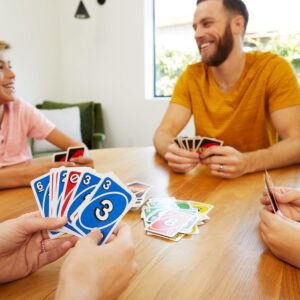 Classic home gathering card game UNO with 112 cards