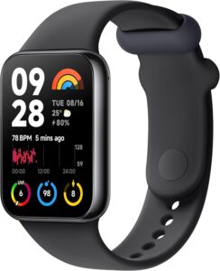 Xiaomi Smart Band 8 Pro fitness tracker with 1.74-inch AMOLED display in black