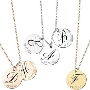 Personalized Initial Necklace for women and teens, custom jewelry gift