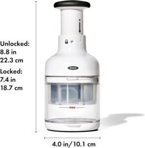 OXO Good Grips vegetable chopper with stainless blades and non-slip base — OXO chopper deals