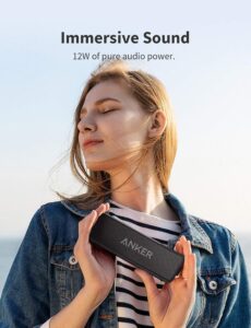 Portable home gathering speaker Anker Soundcore 2 with waterproof design