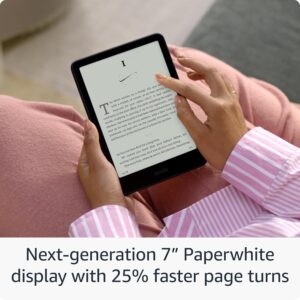 relaxation e-reader Amazon Kindle Paperwhite 16GB glare-free 7-inch display