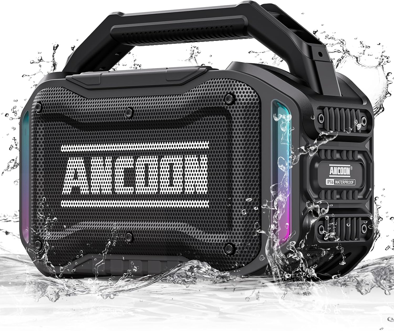 powerful wireless speaker 80W jobsite Bluetooth speaker with IPX6 waterproof