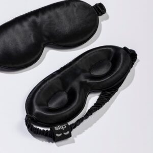 sleep care mask slip Contour mulberry silk contoured sleep mask