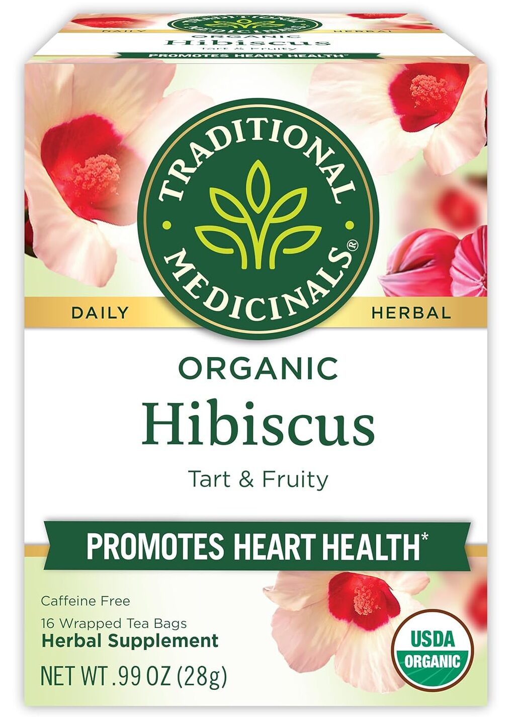 wellness tea blend Traditional Medicinals Organic Hibiscus 16 tea bags