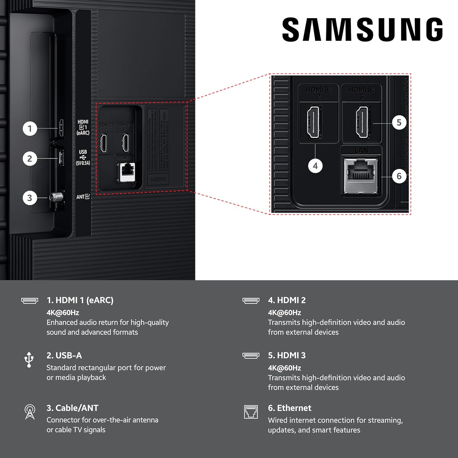 Samsung U8000F TV 65-inch Crystal UHD 4K with Knox security