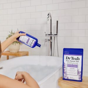 self-care bath bomb Dr Teal’s Lavender Epsom soak 3 lb