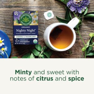 sleep support tea Traditional Medicinals Nighty Night 16 tea bags
