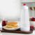 Easy-Pour Pancake Batter Dispenser with BlenderBall & Stand — Mess-Free Mixing & Dispensing